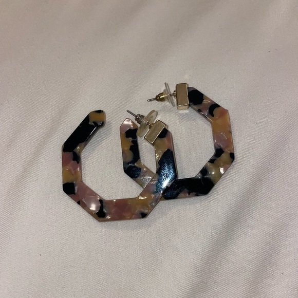 BaubleBar geometric hoops - Picture 2 of 3